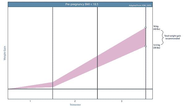 Pre-pregnancy BMI under 18.5